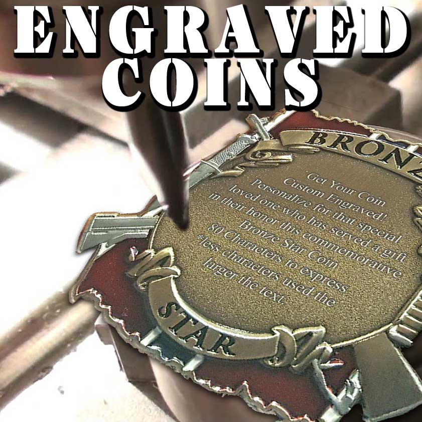 Custom Engraved Challenge Coins