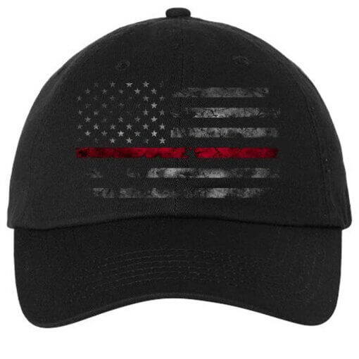 Thin-Red-Line-Distressed-Flag-Cap