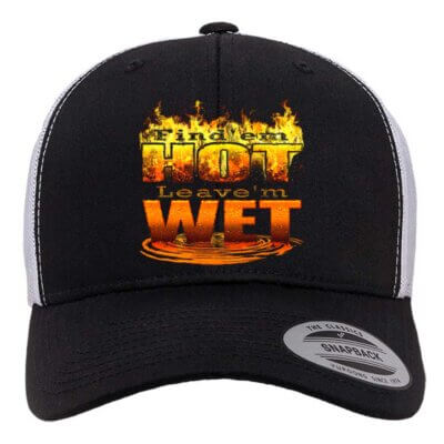 Find-Hot-Leave-Wet-Firefighter Trucker-Cap