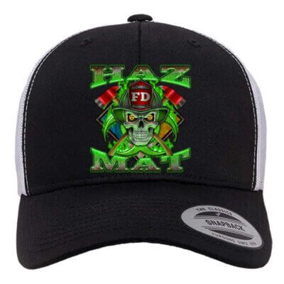 Haz-Mat-Firefighter-Trucker-Cap