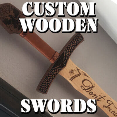 Firefighter Custom Wooden Swords