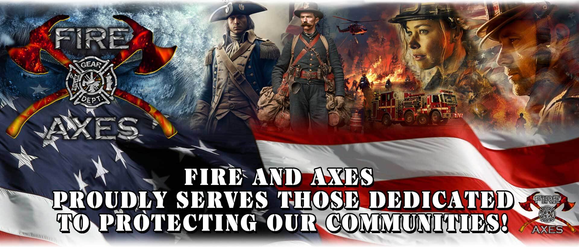 Patriotic Fire and Axes Header