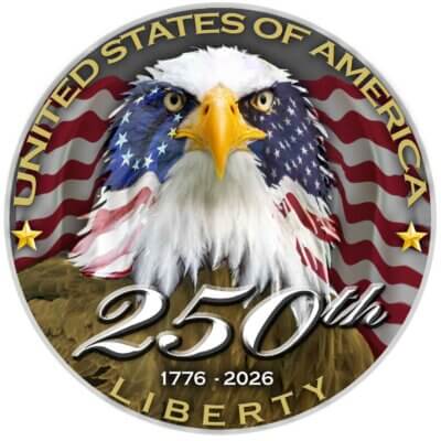 USA 250th Anniversary Patriotic Spirit of America 3-18 Inch US Military Custom Decal Sticker