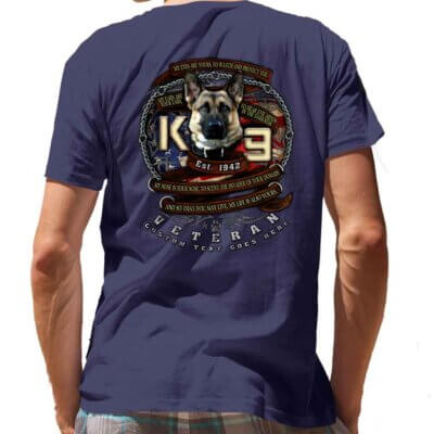 K9 Veteran Established 1942 Firehouse Dog Firefighter Custom Men's Shirt