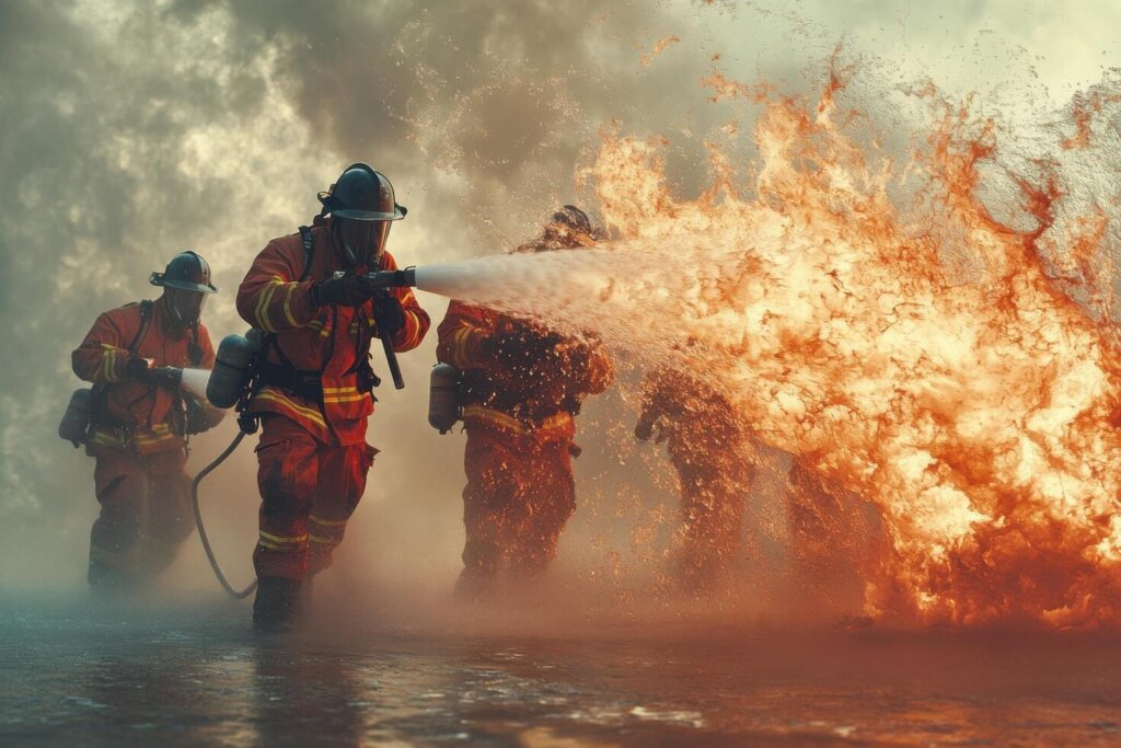 Firefighter Fraternal Organization Firefighters in Action