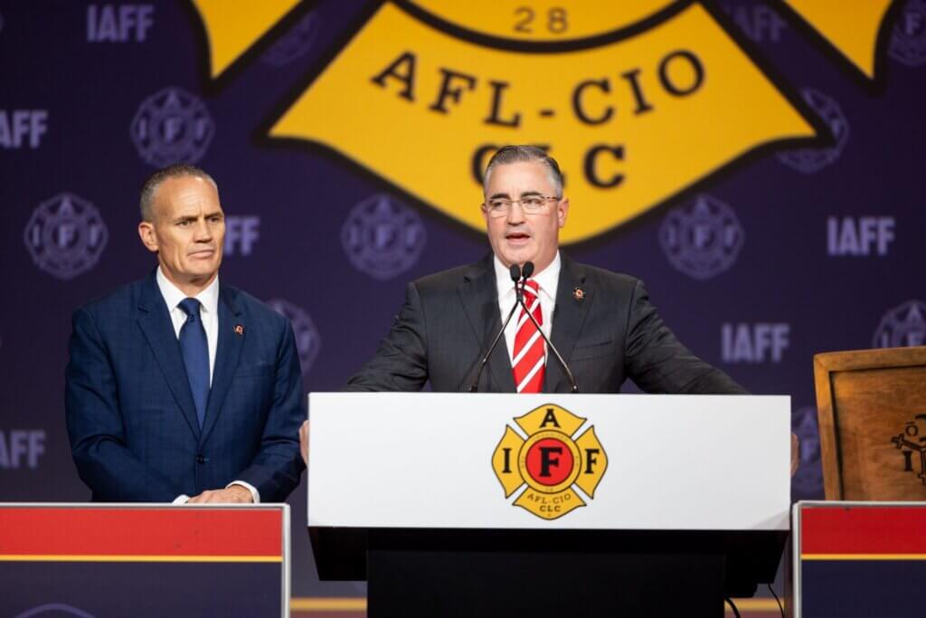 Firefighter Fraternal Organization IAFF Speaker